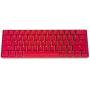 GK61s Mechanical Gaming Keyboard - 61 Keys Multi Color RGB Illuminated LED Backlit Wired Programmable for PC/Mac Gamer (Gateron Mechanical Black, Red)
