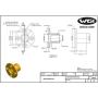 Wood Deck Brass Anchor for Pool Safety Cover (10 Pack)