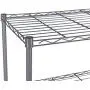 JEROAL 4-Tier Wire Shelving, Metal Wire Shelf Storage Rack, Durable Organizer Unit Perfect for Kitchen Garage Pantry Organization in Grey,21Wx14 Dx46.5 H JEROAL 4-Tier Wire Shelving, Metal Wire Shelf Storage Rack, Durable Organizer Unit Perfect for Kitchen Garage Pantry Organization in Grey,21Wx14 Dx46.5 H