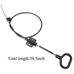 TOVOT 2 PCS 38.5” D-Ring Release Handle Pull Recliner Cable Replacements Release Pull Cables for Sofa Chair