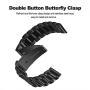 Koreda Compatible with Samsung Galaxy Watch 42mm/Galaxy Watch Active/Active 2 40mm 44mm Bands, 20mm Stainless Steel Metal Replacement Bracelet Strap for Galaxy Watch 3 41mm/Gear Sport Smartwatch