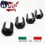 Breuer Chair Glides - Replacement Single Prong U-Shape Plastic Caps in Black (Set of 16) - Made in Italy Breuer Chair Glides - Replacement Single Prong U-Shape Plastic Caps in Black (Set of 16) - Made in Italy
