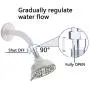Shower Head Flow Control Valve G1/2 Brass Shut-off Valve with Metal Handle Lever Shower Head Valve Water Flow Control Valve Regulator Shut OFF Valve for Hand Shower, or Bidet Sprayer-Polished Chrome Shower Head Flow Control Valve G1/2 Brass Shut-off Valve with Metal Handle Lever Shower Head Valve Water Flow Control Valve Regulator Shut OFF Valve for Hand Shower, or Bidet Sprayer-Polished Chrome
