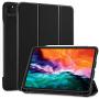 SIWENGDE Case for iPad Pro 11 Inch 2020 2nd Generation Support iPad 2nd Pencil Charging & Pair, Slim Lightweight Trifold Stand Smart Protective Case Cover for Kids, Auto Wake/Sleep (Black)
