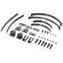 NINGWANG 2Pcs Metal Leaf Spring Suspension Shock Absorbing Steel Plate Universal Spare Parts for 1/14 Trailer Truck Model,Front