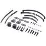 NINGWANG 2Pcs Metal Leaf Spring Suspension Shock Absorbing Steel Plate Universal Spare Parts for 1/14 Trailer Truck Model,Front