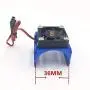 KYX Racing Alloy Heatsink with Cooling Fan for RC Crawlers 540 550 Size Motor Blue