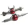 1Set 1/10 RC Car Alloy Metal Front/Rear Axle for 1:10 RC Crawler Car AXIAL SCX10