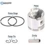 ECCPP 51mm Cylinder Head Piston Kit fit for Husqvarna K750 K760 Concrete Saw Replaces 506-38-61-71 Piston Pin Rings Circlip Chainsaw Parts New