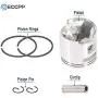 ECCPP 51mm Cylinder Head Piston Kit fit for Husqvarna K750 K760 Concrete Saw Replaces 506-38-61-71 Piston Pin Rings Circlip Chainsaw Parts New