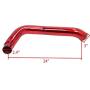 Turbo Intercooler kit Pipe Boot for Ford 6.0L CAC Intercooler Pipe Boot kit 03-07 Tube Powerstroke for Ford F250 F350 F450 F550 (Red&Black)
