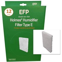 EFP Humidifier Filters for Holmes E, HWF100UC3, HWF100 Replaces Filters E, Part Number HWF100-UC3 Replacement Wicking Filters | Includes 12 Aftermarket Filters