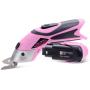 Pink Power Electric Fabric Scissors Box Cutter for Crafts, Sewing, Cardboard, Scrapbooking - Cordless Shears Cutting Tool