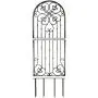 H Potter Garden Trellis for Climbing Plants Metal Wrought Iron Outdoor Wall Panel for Vines Flowers H Potter Garden Trellis for Climbing Plants Metal Wrought Iron Outdoor Wall Panel for Vines Flowers