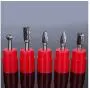Tonsiki 5 Pieces 10mm Head Tungsten Carbide Rotary Burr Carving Bit Set with 1/4 Inch(6mm) Shank for DIY Woodworking, Carving, Engraving, Drilling Tonsiki 5 Pieces 10mm Head Tungsten Carbide Rotary Burr Carving Bit Set with 1/4 Inch(6mm) Shank for DIY Woodworking, Carving, Engraving, Drilling