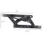 NATGAI Sofa Couches Bed DIY Adjustable Spring Mechanism Futon Hinge Hardware Triple Click Hinge Hardware for Sleeper Sofa Bed Furniture