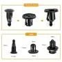 GOOACC 150 pcs Push-Type Bumper Fasteners Rivet Clips-2 Sizes Universal Auto Clips & Fastener for Bumper Fender Clips Replacement-Fastener Removal Tool Included (150PCS Clip) GOOACC 150 pcs Push-Type Bumper Fasteners Rivet Clips-2 Sizes Universal Auto Clips & Fastener for Bumper Fender Clips Replacement-Fastener Removal Tool Included (150PCS Clip)