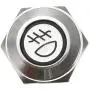 ESUPPORT 12V Car Vehicle Blue LED Light Fog Push Button Metal Toggle Switch 16mm