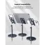 Fitfort Tablet Stand, Adjustable Tablet / Phone Holder of Aluminum Alloy Material, Case Friendly Stable Tablet Stand for iPad, iPad Air, iPad Pro 10.5, Samsung Tabs, and Phones Under 10.5-inch
