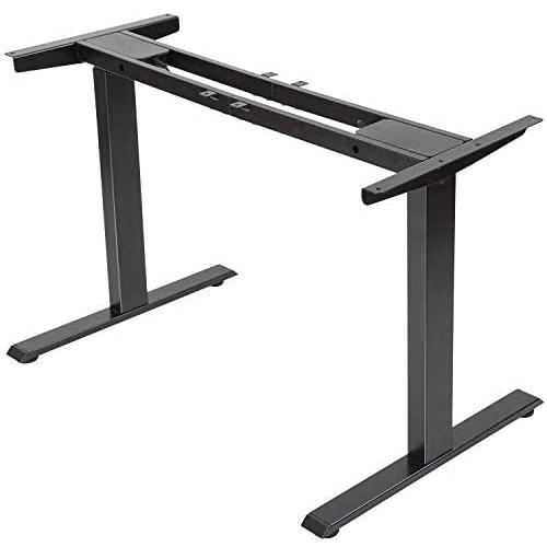 Electric Stand up Desk Frame - FEZIBO Dual Motor and Cable Management Rack Height Adjustable Sit Stand Standing Desk Base Workstation (Frame Only) Electric Stand up Desk Frame - FEZIBO Dual Motor and Cable Management Rack Height Adjustable Sit Stand Standing Desk Base Workstation (Frame Only)