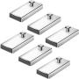 Magnetic Seam Guide Sewing Machine Seam Gauge Sewing Gauge Magnetic Guide MG1 for Most Sewing Machine Foot Parts Accessories (6 Pieces)