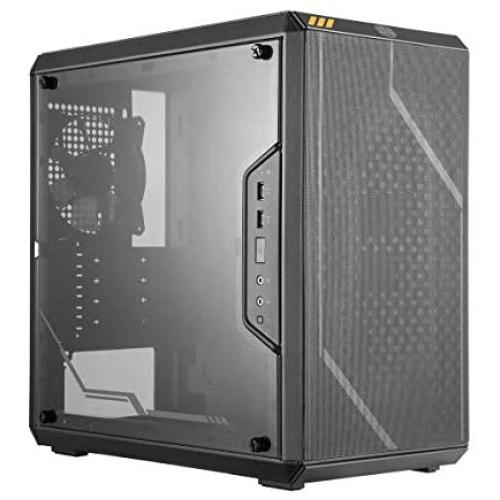 Cooler Master MasterBox Q300L TUF Gaming Alliance Edition Micro-ATX Tower with TUF Aesthetic Design, Transparent Acrylic Side Panel, Adjustable I/O & Fully Ventilated Airflow (MCB-Q300L-KANN-TUF)