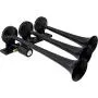 Vixen Horns Train Horn for Truck/Car. 3 Air Horn Black Trumpets. Super Loud dB. Fits 12v Vehicles Like Semi/Pickup/Jeep/RV/SUV VXH3118B Vixen Horns Train Horn for Truck/Car. 3 Air Horn Black Trumpets. Super Loud dB. Fits 12v Vehicles Like Semi/Pickup/Jeep/RV/SUV VXH3118B