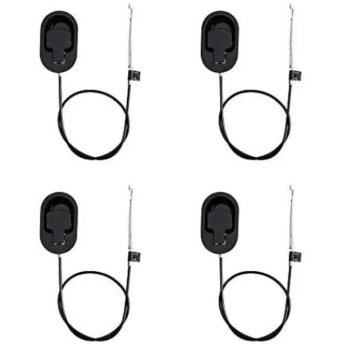 IUAQDP 4 Pieces Sofa Recliner Replacement Parts Plastic Pull Recliner Handle with Extension Cable Fits Major Recliner Couch Style Pull Chair Release Handle IUAQDP 4 Pieces Sofa Recliner Replacement Parts Plastic Pull Recliner Handle with Extension Cable Fits Major Recliner Couch Style Pull Chair Release Handle