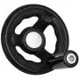 uxcell 4-inch Diameter Plastic Round Hand Wheel W Revolving Handle uxcell 4-inch Diameter Plastic Round Hand Wheel W Revolving Handle