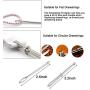 WeiMeet 7 Pieces Drawstring Threader Drawstring Easy Threader Flexible Needles Sewing Tools for Drawstring Replacement