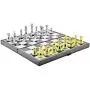 Chess Set with Folding Metal Chess and Classic Handmade Standard Parts, Metal Chess Set for Adults and Children Chess Set with Folding Metal Chess and Classic Handmade Standard Parts, Metal Chess Set for Adults and Children