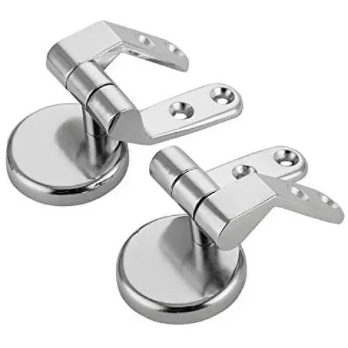 Stainless Steel Toilet Seat Hinge Replacement Parts Mountings with Screws Bolts and Nuts