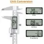 Neoteck 6 inch Digital Caliper, Full-metal Electronic Calipers Measuring Tool Fractions/ Inch/ mm Conversion Neoteck 6 inch Digital Caliper, Full-metal Electronic Calipers Measuring Tool Fractions/ Inch/ mm Conversion