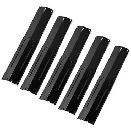 Broilmann Universal Adjustable Grill Heat Plate Replacement for Gas Grill, Porcelain Steel Heat Plate Shield, Flavorizer Bar, Extends from 11.75'' up to 21'' L (Pack of 5) Broilmann Universal Adjustable Grill Heat Plate Replacement for Gas Grill, Porcelain Steel Heat Plate Shield, Flavorizer Bar, Extends from 11.75'' up to 21'' L (Pack of 5)