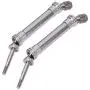 T best RC Rear Drive Shaft Set, 1/10 RC Metal CVD Transmission Shaft Fit for Traxxas Slash Car NSV775(Titanium)