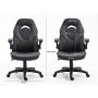OFM ESS Collection Racing Style Bonded Leather Gaming Chair, in Gray (ESS-3085-GRY) OFM ESS Collection Racing Style Bonded Leather Gaming Chair, in Gray (ESS-3085-GRY)