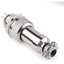 DIYhz GX12 4 Pins Panel Metal Mount Circular Metal Aviation Connector Adapter Male Female Plug Socket with Waterproof Cap (5 Pcs)