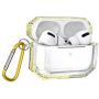 Hallsen AirPods Pro Case, [Upgraded] Soft Crystal Clear Bumper Case Cover for Apple AirPods Pro with Keychain Anti-Slip Anti-Yellowing Anti-Scratches for Men & Women (Lemon Yellow)