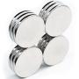Super Strong Neodymium Disc Magnets, Powerful N52 Rare Earth Magnets - 1.26 inch x 1/8 inch, Pack of 12