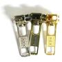 YKK #5 Lock Zipper Slider Metal Teeth Antique Mix Color Replace Part (6 Sliders)