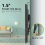 USX MOUNT Tilt TV Wall Mount Low Profile, Tilting TV Mount Bracket for Most 26-55'' Flat Screen LED, LCD, OLED, 4K TVs, TV Bracket VESA 400x400mm-Weight Capacity Up to 99lbs, Space Saving for 16'' Stud