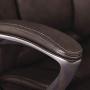 Serta Big & Tall Executive Office Chair High Back All Day Comfort Ergonomic Lumbar Support, Bonded Leather, Brown