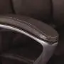 Serta Big & Tall Executive Office Chair High Back All Day Comfort Ergonomic Lumbar Support, Bonded Leather, Brown