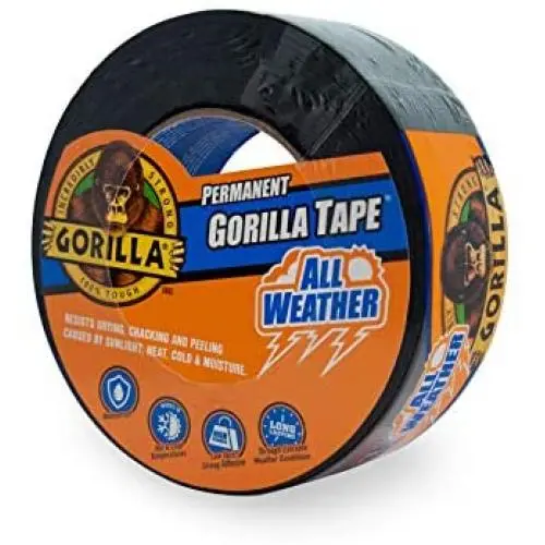 Gorilla 6009002 Weather Tape, 1-Pack, Black Gorilla 6009002 Weather Tape, 1-Pack, Black