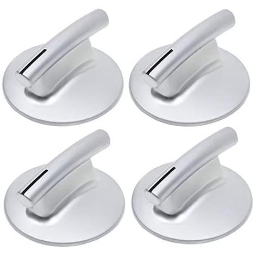 4 Pack 74010839 Surface Burner Knob Replacement Part fit for Jenn-Air Stove/Range - Replaces WP74010839, 7737P372-60, AP4100128, PS2088183, 74010839