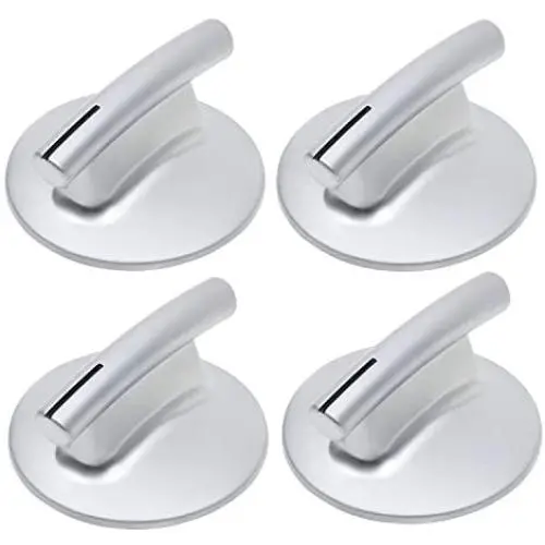 4 Pack 74010839 Surface Burner Knob Replacement Part fit for Jenn-Air Stove/Range - Replaces WP74010839, 7737P372-60, AP4100128, PS2088183, 74010839