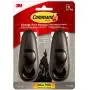 Command Forever Classic Metal Hook, Large, Oil Rubbed Bronze, 2-Hooks (FC13-ORB-2ES), Decorate Damage-Free Command Forever Classic Metal Hook, Large, Oil Rubbed Bronze, 2-Hooks (FC13-ORB-2ES), Decorate Damage-Free
