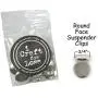 10 Round Face Metal 3/4'' Suspender/Pacifier Clips - w/ Rectangle Inserts 10 Round Face Metal 3/4'' Suspender/Pacifier Clips - w/ Rectangle Inserts