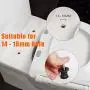 SelfTek 4Pack Toilet Seat Hinges Screws Toilet Seat Fixings Fix Expanding Rubber Top Nuts Screws Mount Seat Hardware Toilet Seat Replacement Parts Kit SelfTek 4Pack Toilet Seat Hinges Screws Toilet Seat Fixings Fix Expanding Rubber Top Nuts Screws Mount Seat Hardware Toilet Seat Replacement Parts Kit