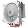 Antec CPU Cooler, C400 Glacial 120mm Pure White LED for Intel LGA 775/1150/ 1151/1155/ 1156/1366/ 2011/2066 & AMD Socket FM2/ FM1/ AM3+/ AM2 +/ AM2/ AM4